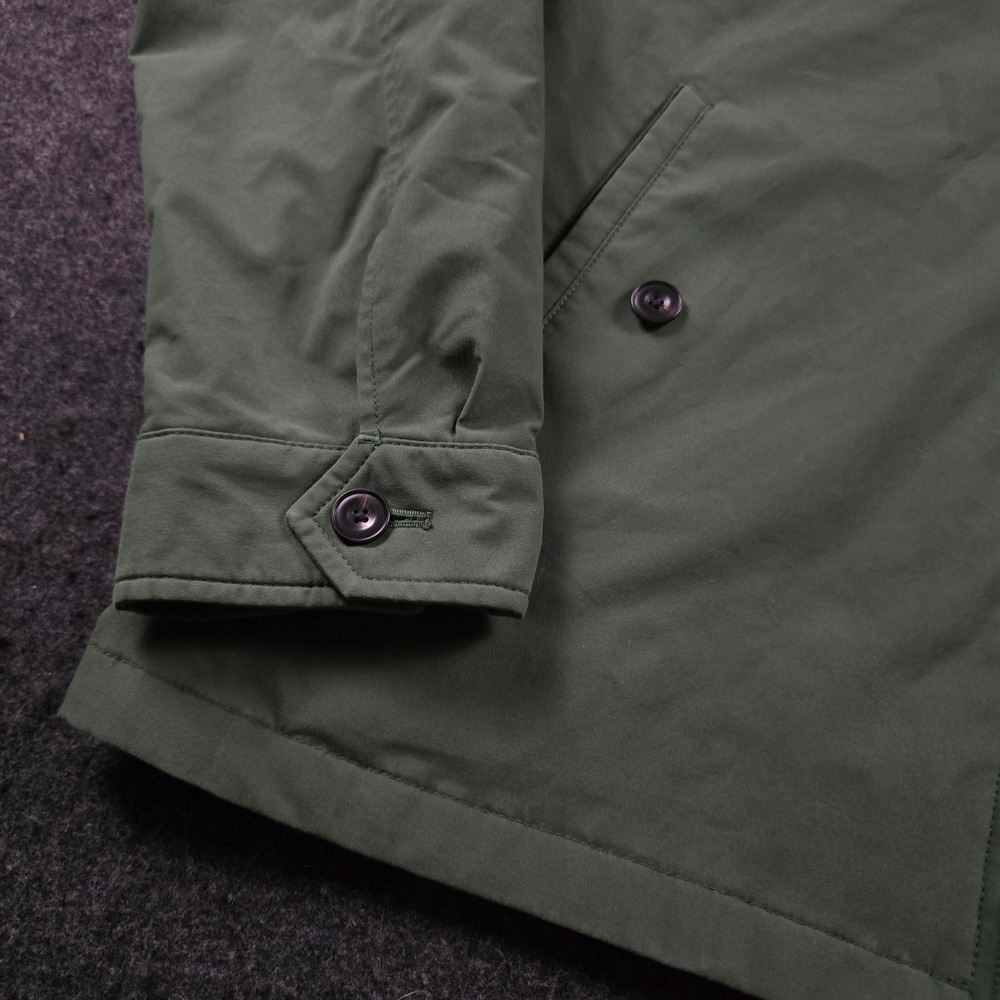 Uniqlo Harrington Jacket Green Plaid Lined Full Zip Baracuta Bomber Men's Large - Picture 12 of 14